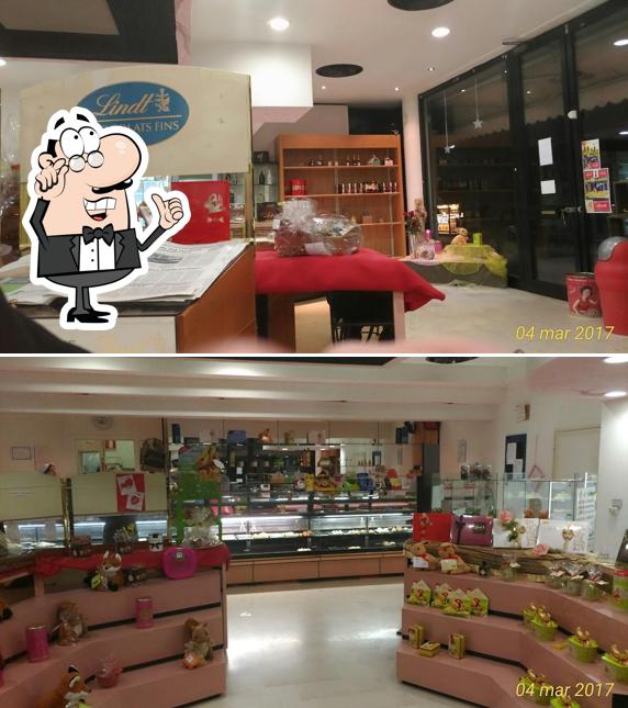 Gli interni di Pasticceria della Casa
