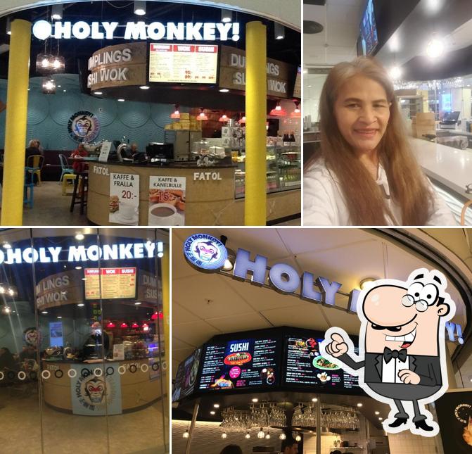 The interior of Holy Monkey