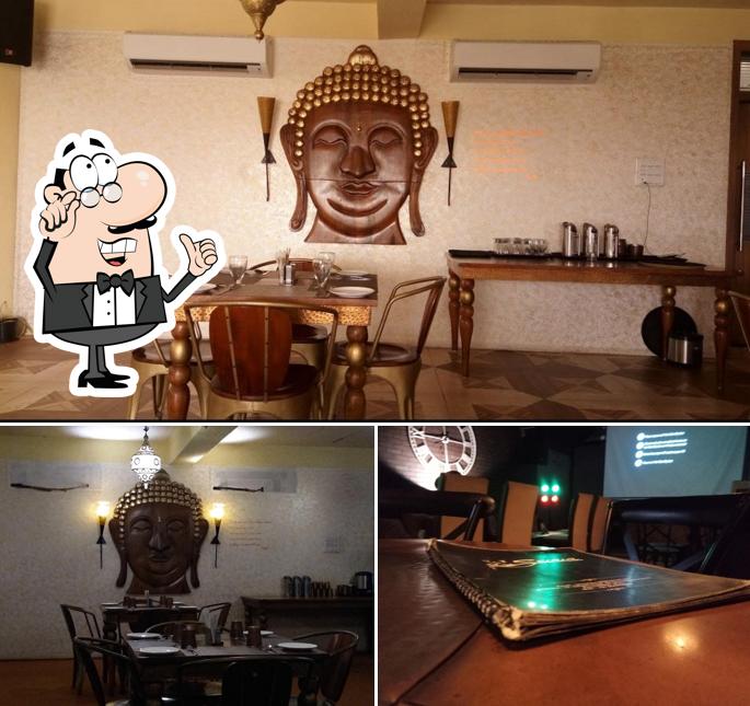 Take a seat at one of the tables at Sevva By Tankra's