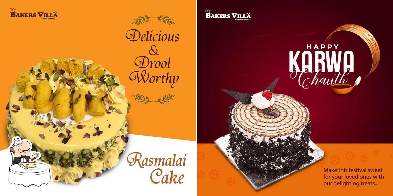 Bakers Villa provides a range of sweet dishes