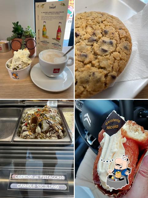Platti al Gelateria Nicola di Via Trento