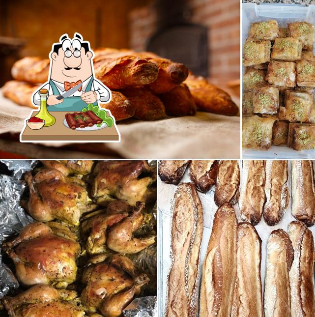 Essayez des repas à base de viande à AMH Boulangerie au Feu de Bois