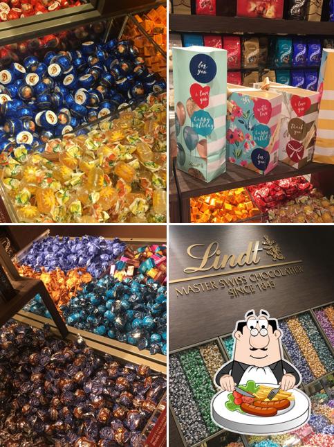 Food at Lindt Chocolate Shop