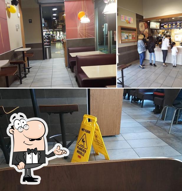 L'intérieur de McDonald's