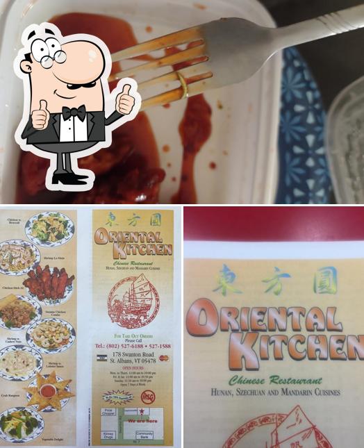 See this picture of Oriental Kitchen