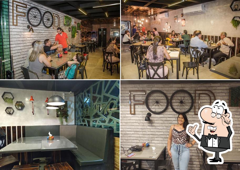O interior do Fornneria - Pizzas e Massas