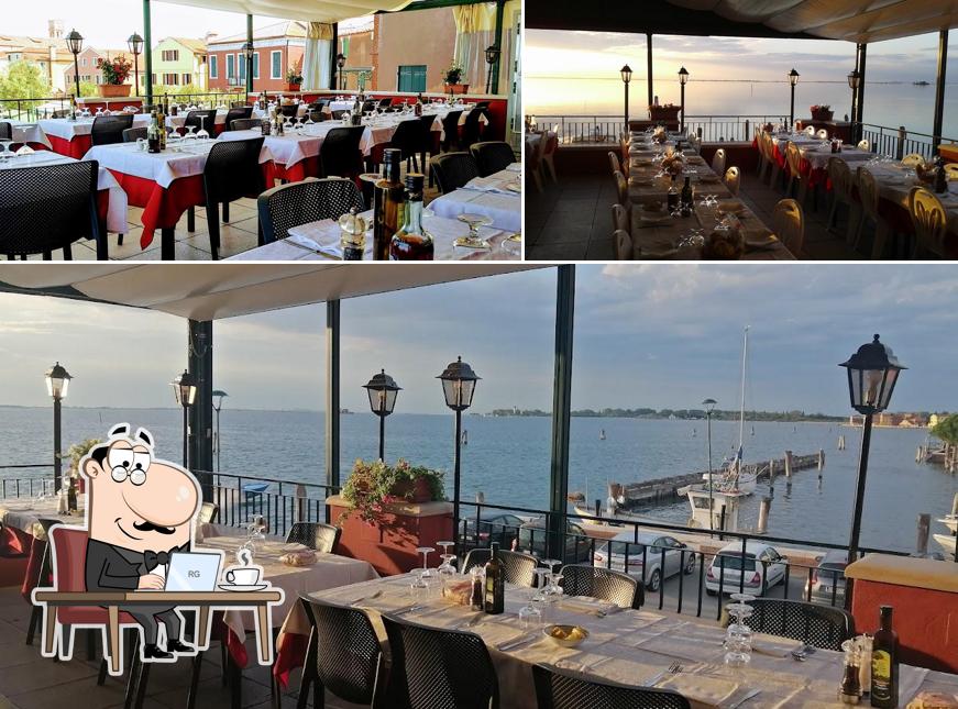 Guarda la foto che raffigura la interni e tavolo da pranzo di Ristorante Da Nane