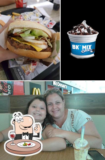 Comida em Burger King