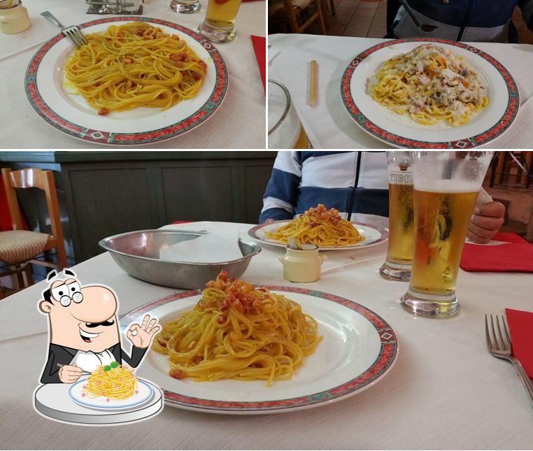 Spaghetti alla carbonara al Ristorante Pizzeria La Scala