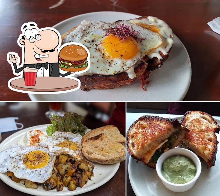 Order a burger at DOU