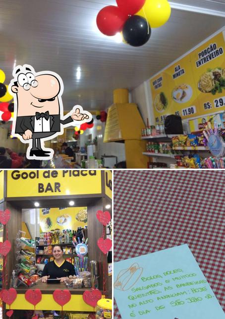 O interior do Gool de Placa Bar