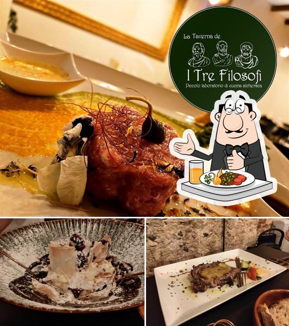 Platti al La Taverna de I Tre Filosofi