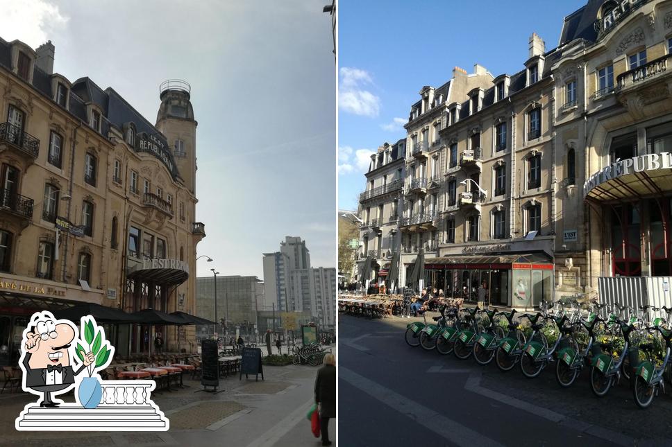 L'extérieur de Café de la Paix