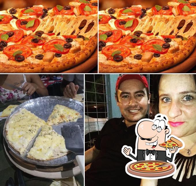 No Pizzaria Viva Noite, você pode provar pizza