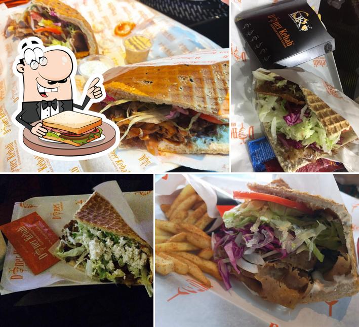 German Doner Kebab restaurant, Abu Dhabi, Al Muneera Restaurant menu