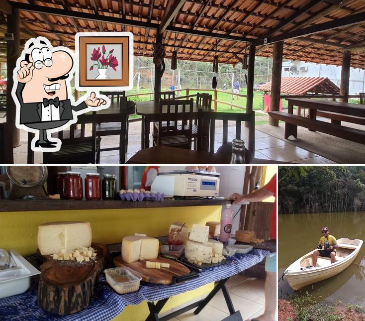 O interior do Empório Da Serra - Queijaria