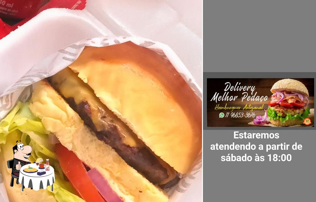 Peça um hambúrguer no Melhor Pedaço Hamburgueria