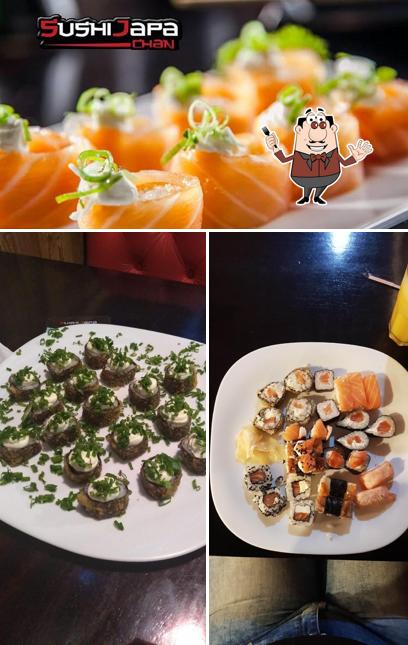 Comida em Sushi Japa Chan - Shopping Cidade