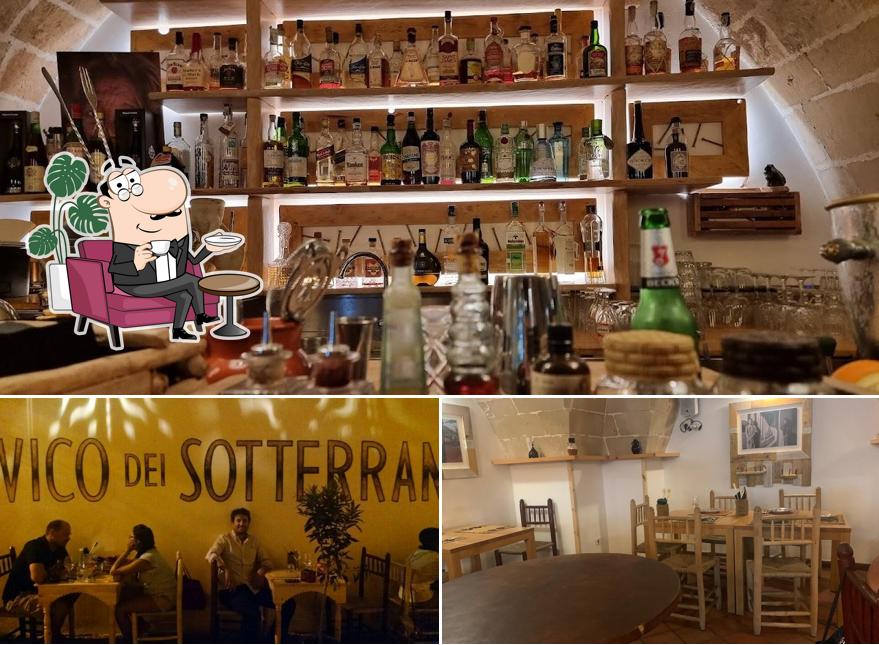 Gli interni di Vico dei Sotterranei