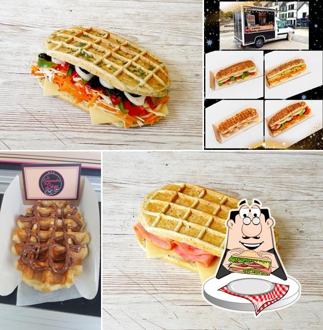 Club sandwichs à WAFFLE'N TRUCK