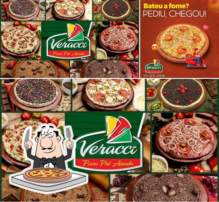 Experimente pizza no Veracci