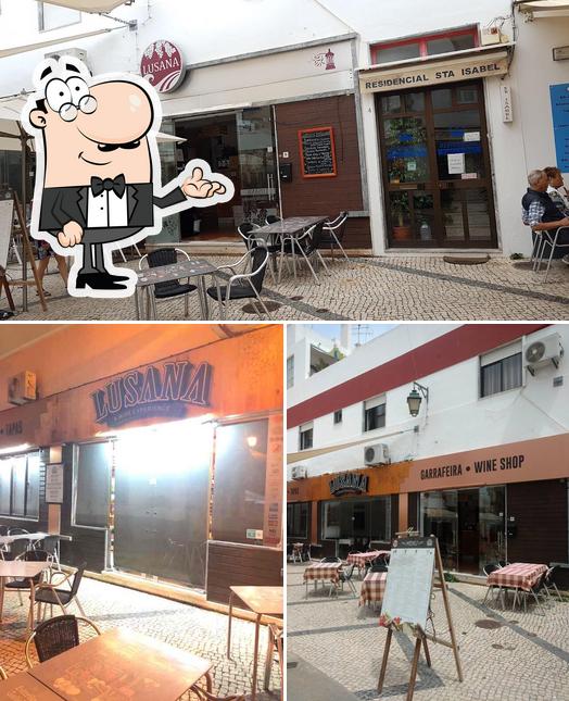 Check out how Restaurante Lusana looks inside