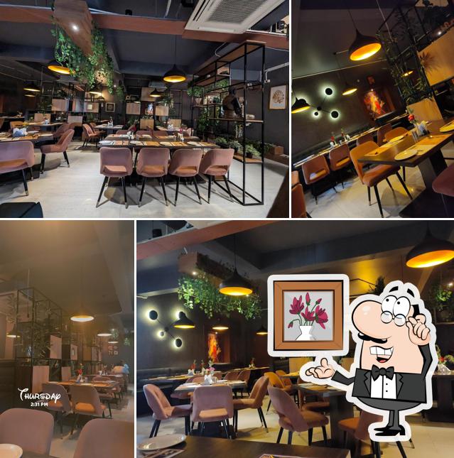 The interior of BHIMAS Restaurant & Hotel