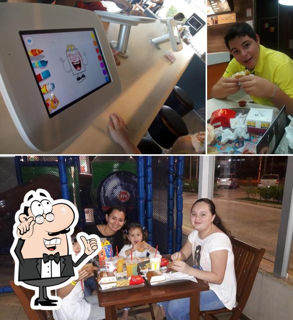 O interior do McDonald's