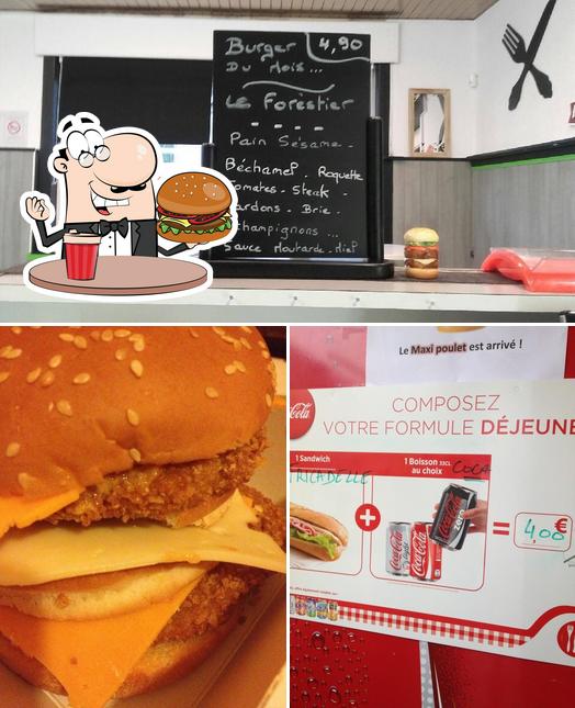 Prenez un hamburger à Friterie du Fresnoy - FERMÉ