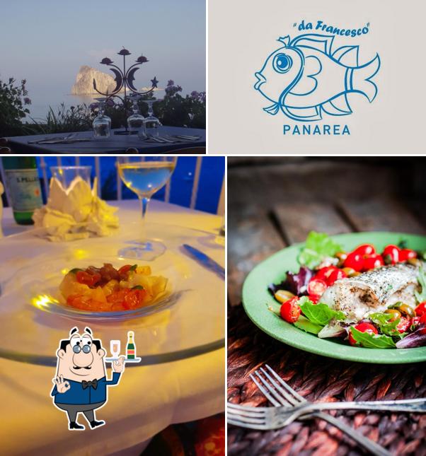 Hotel Eunymos a Panarea Ristorante Trattoria Da Francesco serve alcolici