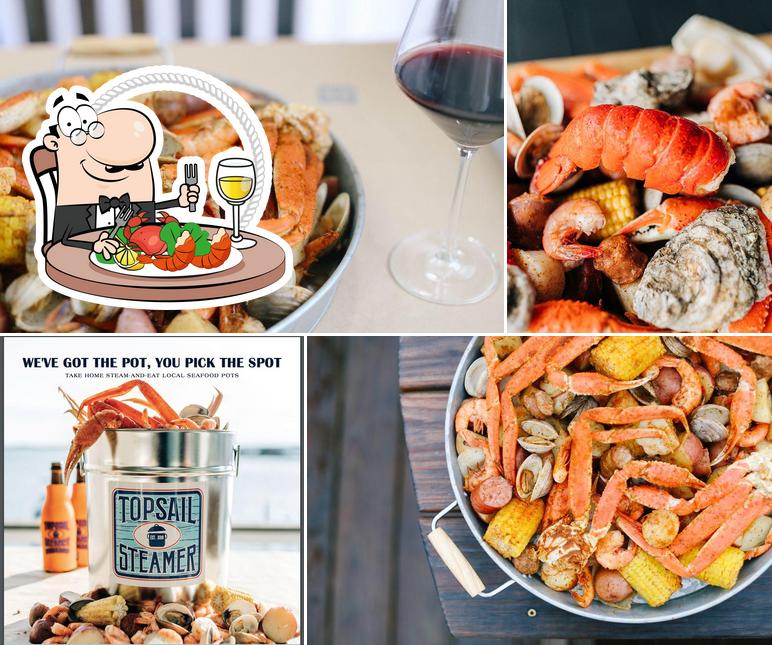 Topsail Steamer in Wrightsville Beach Restaurant menu and reviews