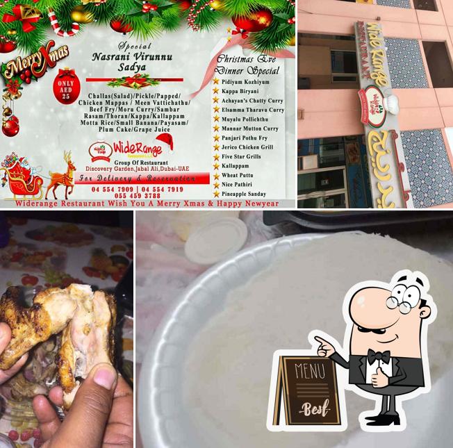 Wide Range Restaurant Discovery Gardens, Dubai, 5 Restaurant menu and