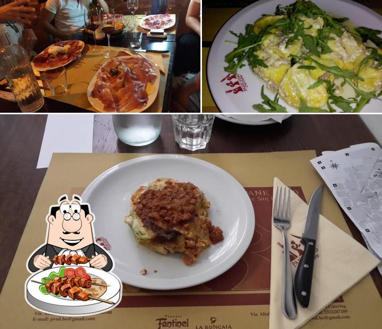 Cibo al Pane Vino e San Daniele