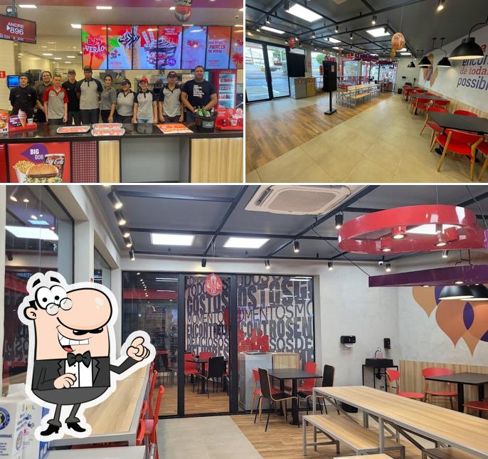 O interior do Bob's Burger - In Line Ribeirão Preto