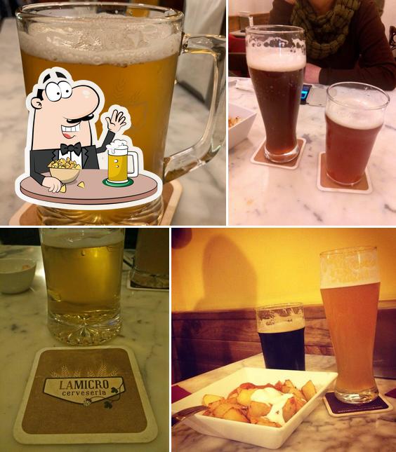 La MicroCerveseria provides a selection of beers