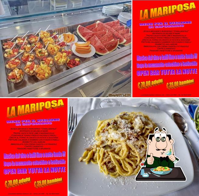 Food at La Mariposa