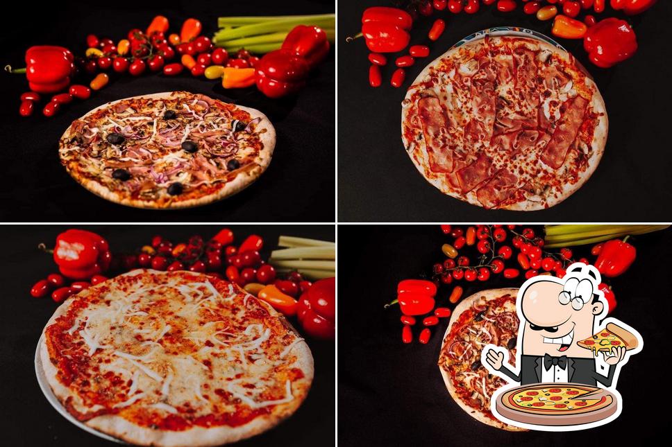En Izi D'oro Pizza, puedes pedir una pizza