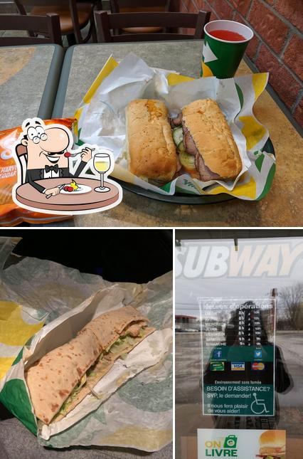 Nourriture à Subway