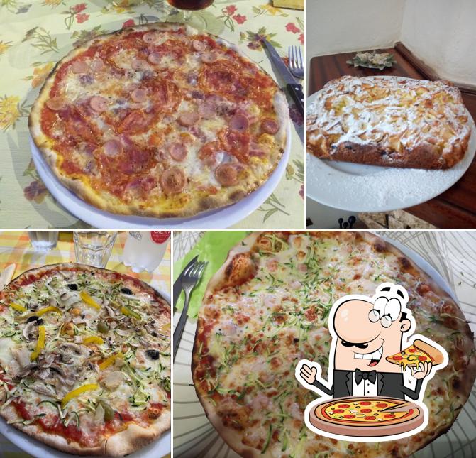 Essayez différents types de pizzas