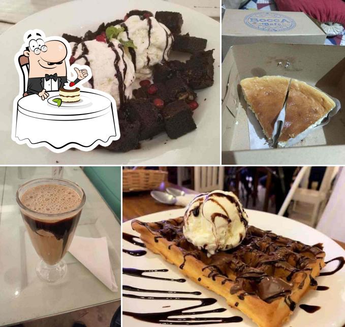BOCCA CAFE provides a selection of sweet dishes