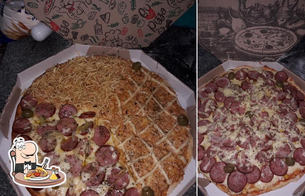 Consiga diferentes tipos de pizza