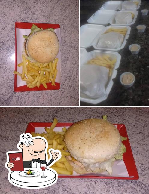 Comida em Bock Burger