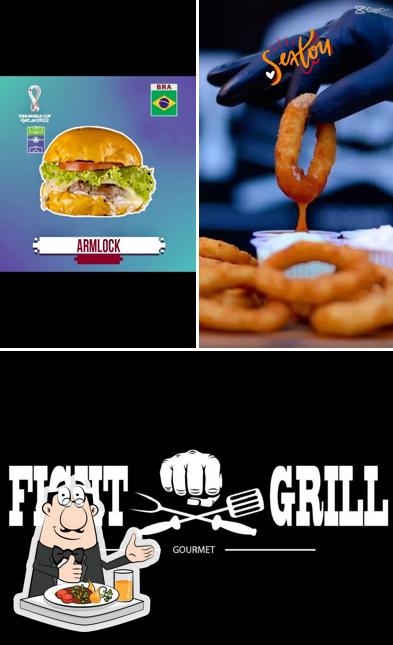 Comida em Fight Grill