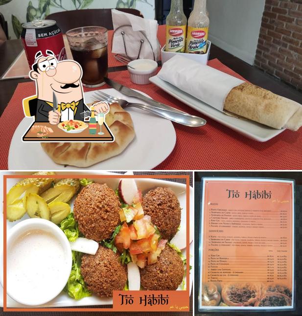 Comida em Tio Habibi