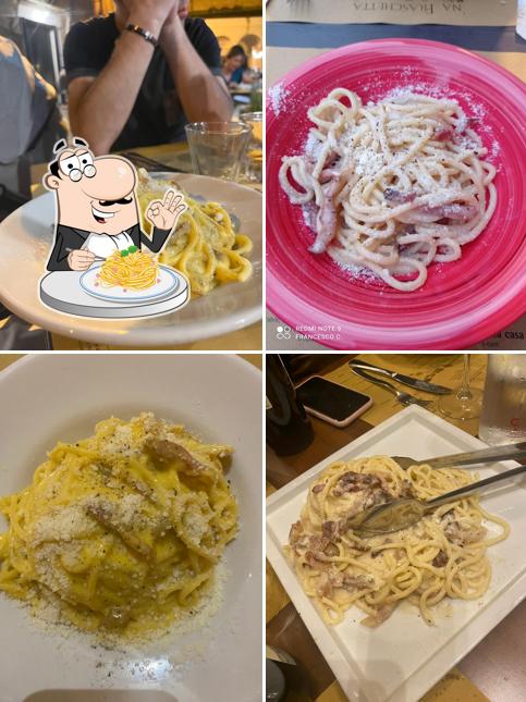Spaghetti alla carbonara al 'Na Fraschetta
