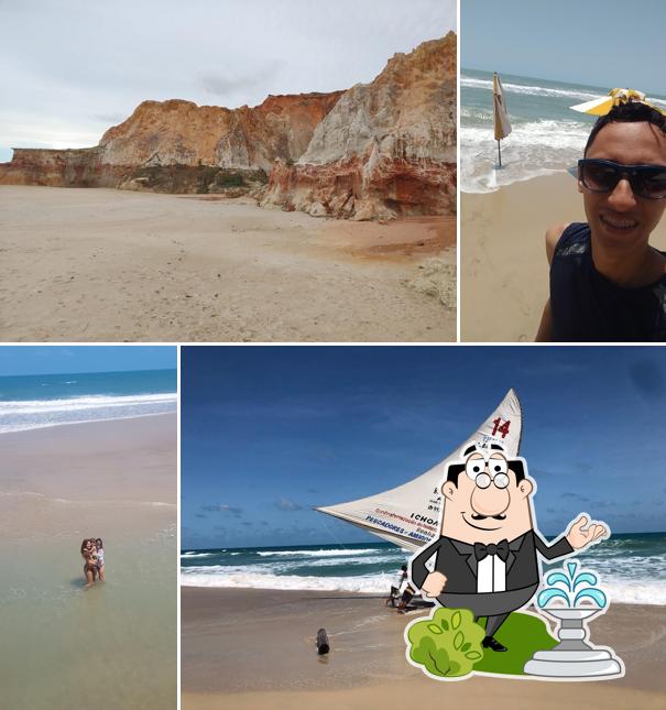 Palhoça Sereia. Praia Morro Branco