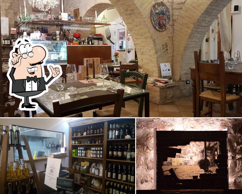 Gli interni di Il Baccanale