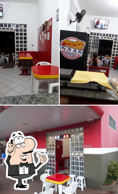 O interior do JACKS LANCHES & PIZZARIA