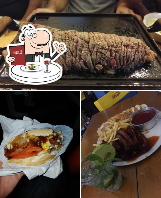 Comida em Simpsons Bar e Restaurante