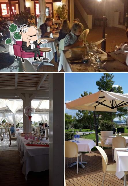 Gli interni di Sunset Ristorante